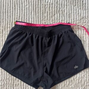 ALO Yoga Women's Athletic Black Shorts